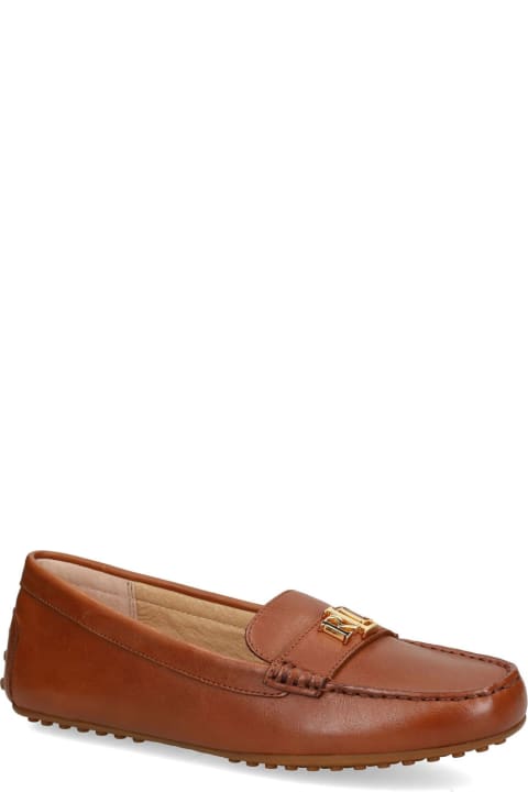 Ralph Lauren Flat Shoes for Women Ralph Lauren Moccasin In Tan Leather
