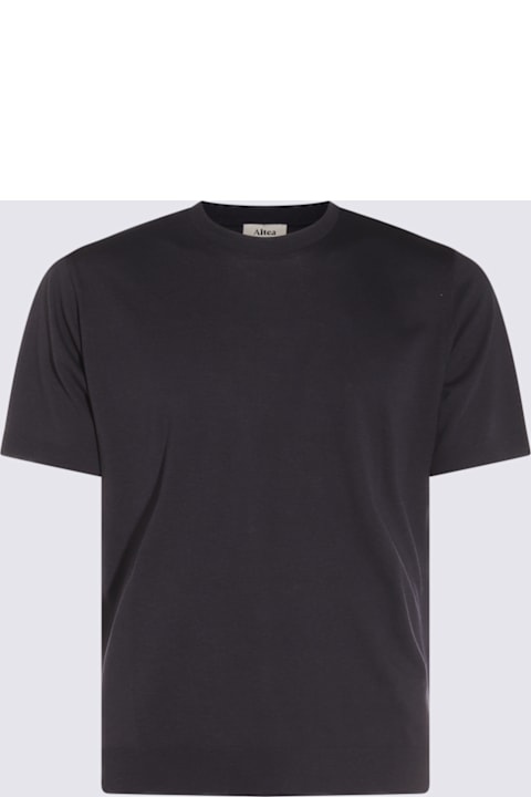 Altea Clothing for Men Altea Navy Blue Cotton T-shirt