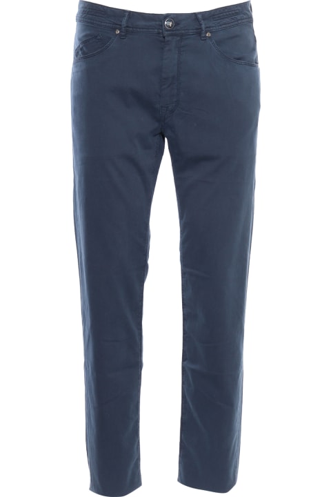 Barmas Pants for Men Barmas Blue Trousers