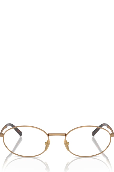 Prada Eyewear Eyewear for Women Prada Eyewear Prada Pr A57v 7oe1o1 Ottone Glasses