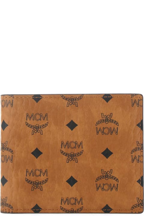 Wallets for Men MCM Printed Canvas Wallet