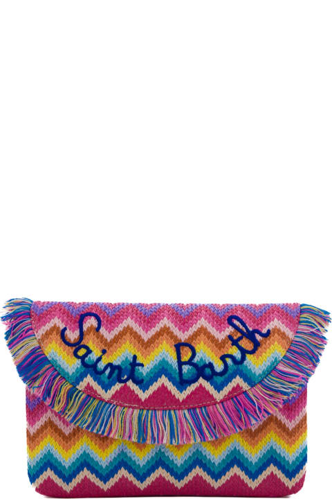 Clutches for Women MC2 Saint Barth Straw Handbag Multicolor Clutch Bag