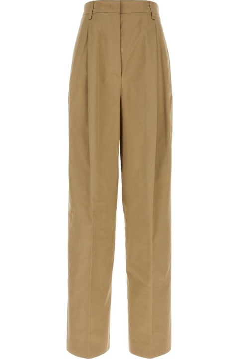 Prada Pants & Shorts for Women Prada Beige Cotton Pant