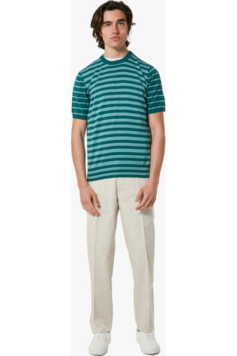 Homeware doppiaa Aalfeo Striped Knitted Tshirt