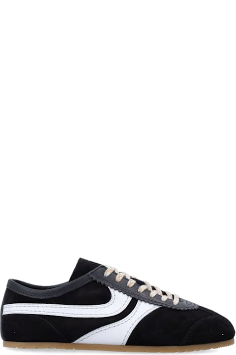 Dries Van Noten Suede Retro Woman's Sneakers