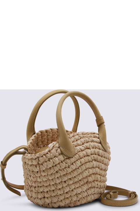 Helen Kaminski for Men Helen Kaminski Natural Raffia Top Handle Bag