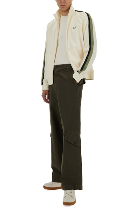 Fred Perry Fleeces & Tracksuits for Men Fred Perry Track Jacket With Two-color Webbing