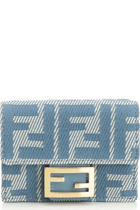 Fendi Accessories for Women Fendi "baguette" Tri-fold Wallet