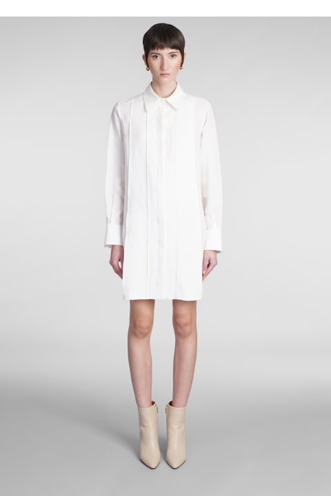 Dress In White Linen