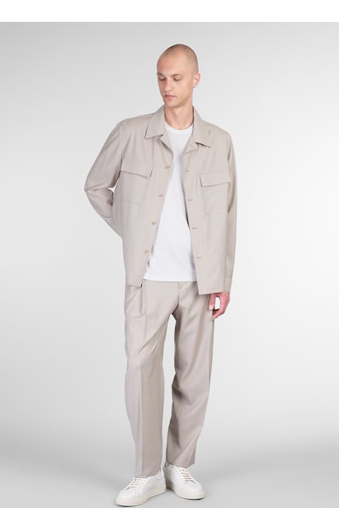 Briglia 1949 Pants for Men Briglia 1949 Manhattans Pants In Khaki Wool