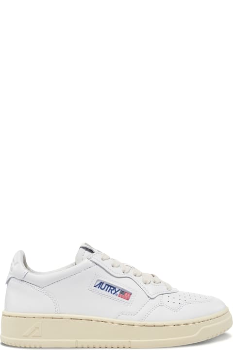 Shoes for Girls Autry White Medalist Sneakers