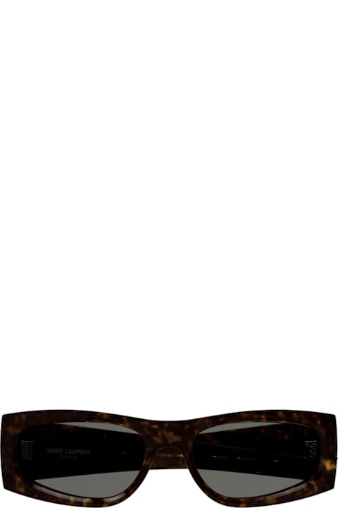 Homeware Saint Laurent Eyewear Saint Laurent Sl M140 Linea Monogram 003 Havana Grey Sunglasses