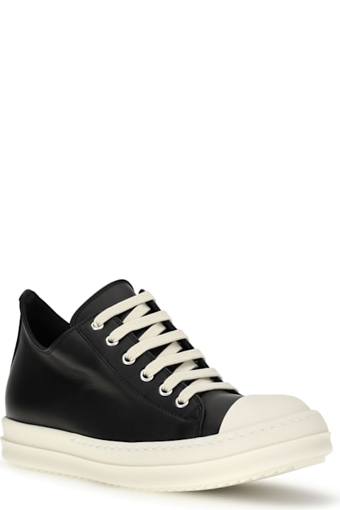 Rick Owens Leather Sneakers