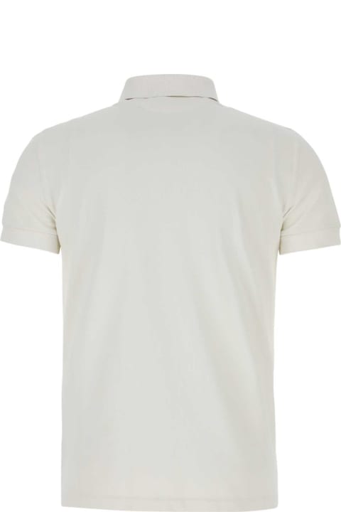 Topwear for Men Tom Ford Chalk Piquet Polo Shirt