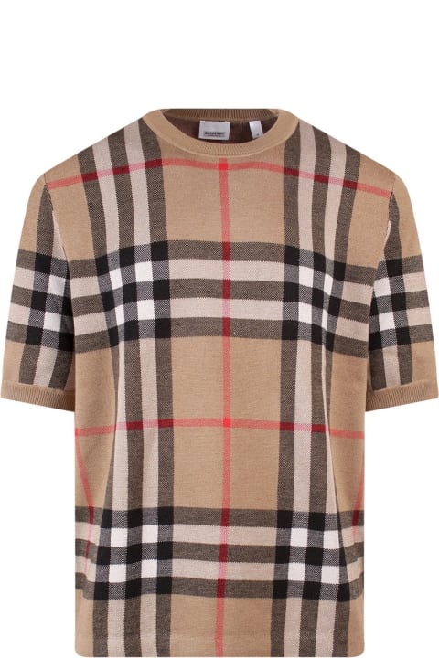 Fashion for Men Burberry Knitted Wells T-shirt