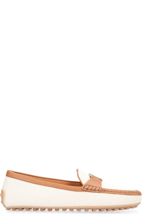 Tod's Flat Shoes for Women Tod's City Gommino Fabric Loafers