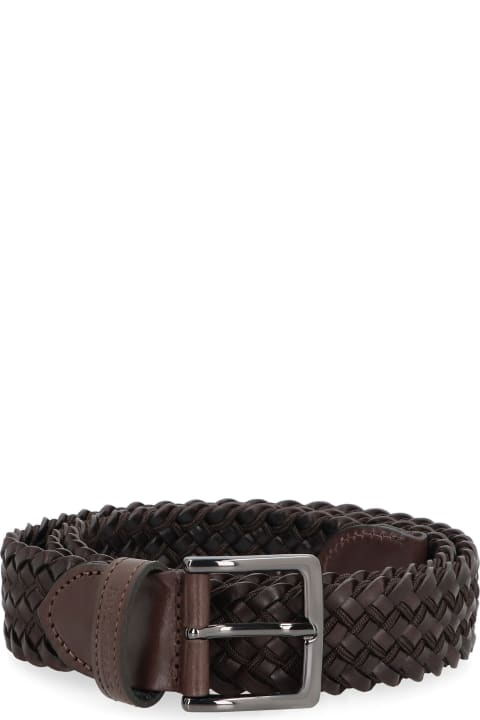 Belts for Men Paul&Shark Woven Leather Belt