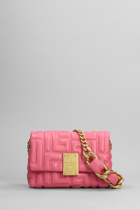 1945 Shoulder Bag In Rose-pink Leather