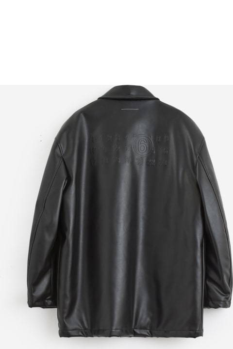 MM6 Maison Margiela Coats & Jackets for Men MM6 Maison Margiela Leather Car-coat
