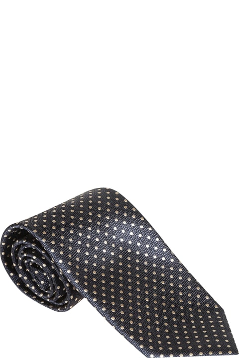 Tom Ford Ties for Men Tom Ford Dotted Print Neck Tie