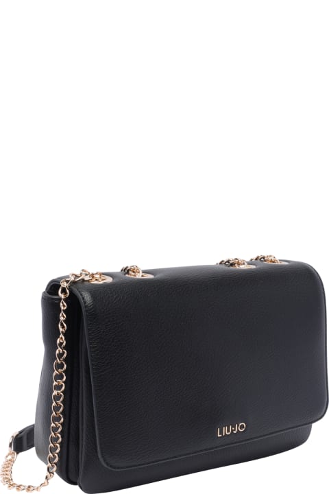 ハンドバッグ LIU JO LOGO HANDBAG Crossbody bag with jacquard logo