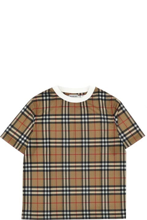 Topwear for Boys Burberry Check T-shirt