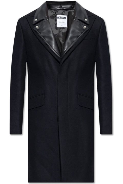 Moschino Coats & Jackets for Men Moschino Concealed Fastened Collared Coat
