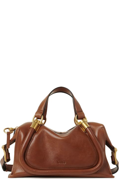 Chloé Bags for Women Chloé Small Paraty 24 Bag In Shiny Leather