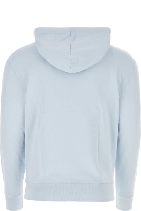 Fleeces & Tracksuits for Men Maison Kitsuné Pastel Light-blue Cotton Sweatshirt