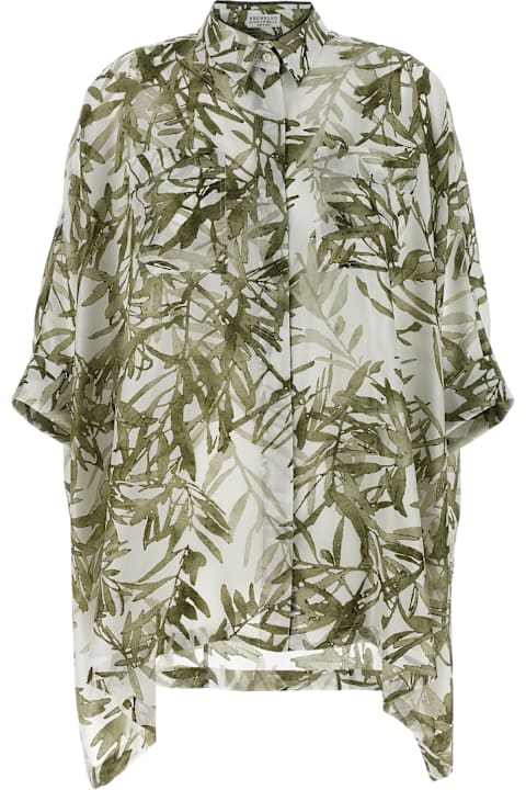 Brunello Cucinelli Topwear for Women Brunello Cucinelli Printed Shirt