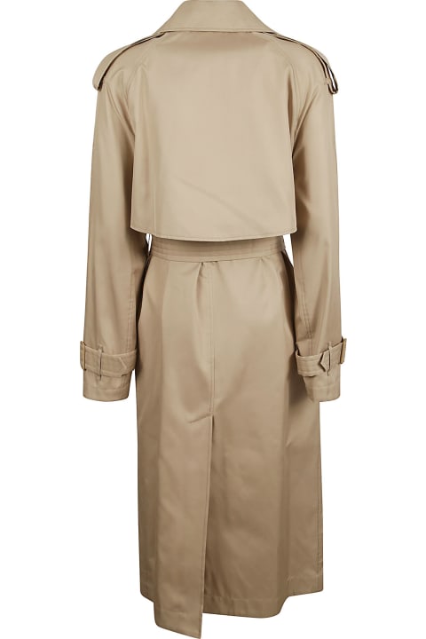 Burberry for Women Burberry Rear Slit Double-breasted Trench