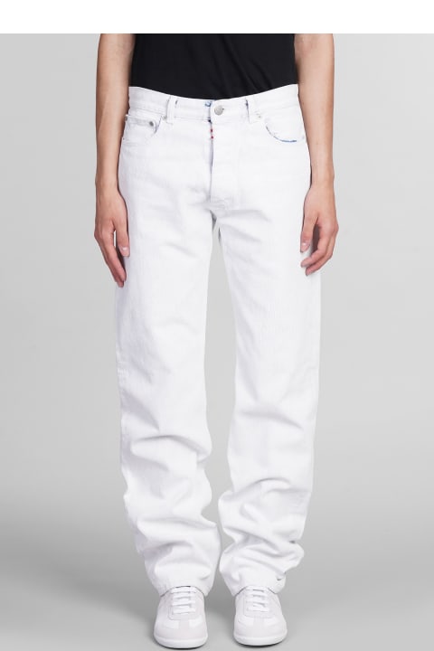 Pants for Men Maison Margiela Jeans In White Denim