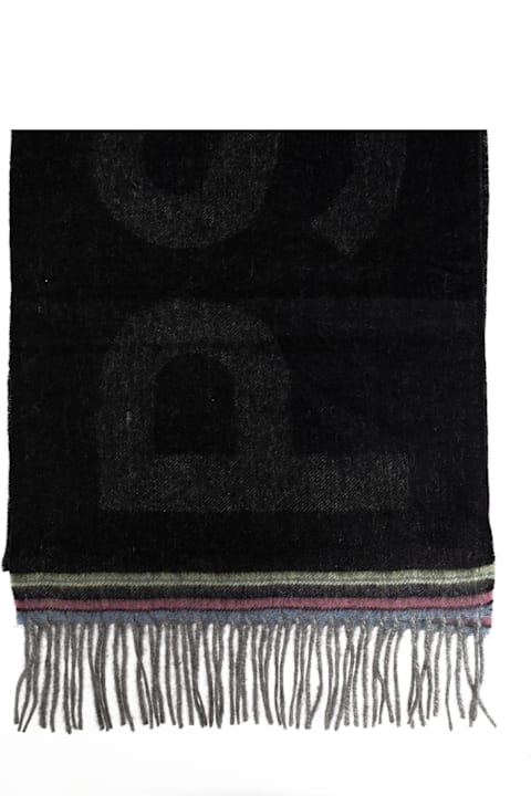 PS by Paul Smith Scarves for Men PS by Paul Smith Ps Paul Smith Scarf With Embroidered Logo