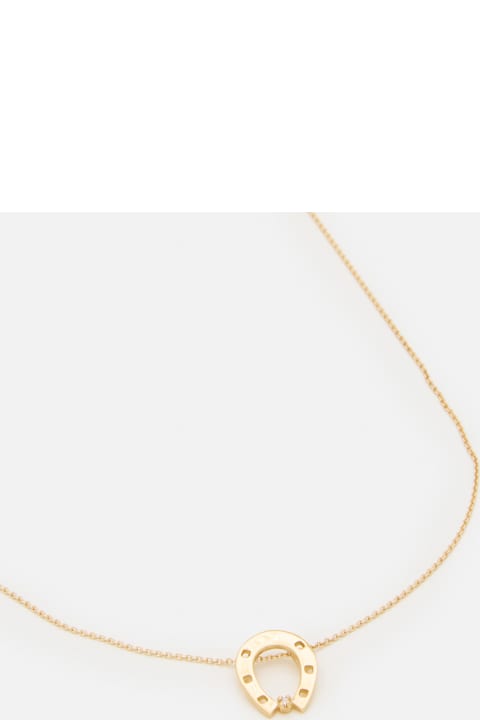 Necklaces for Women Aliita 9k Gold Horseshoe Brillante Necklace