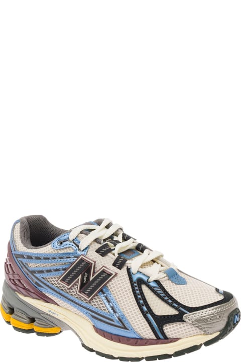 Fashion for Women New Balance '1906r' Multicolor Low Top Sneakers With Logo Detail In Mix Of Techno Fabrics Woman