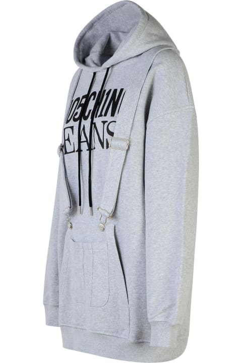 Homeware M05CH1N0 Jeans Gray Cotton Dress