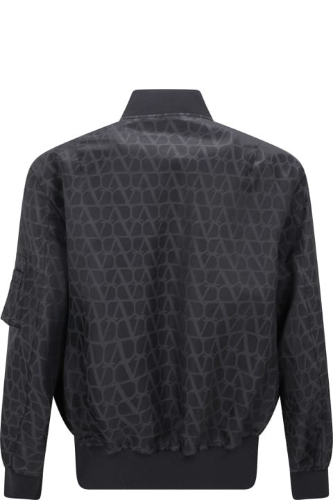 Valentino Garavani Coats & Jackets for Men Valentino Garavani Nylon Bomber Jacket
