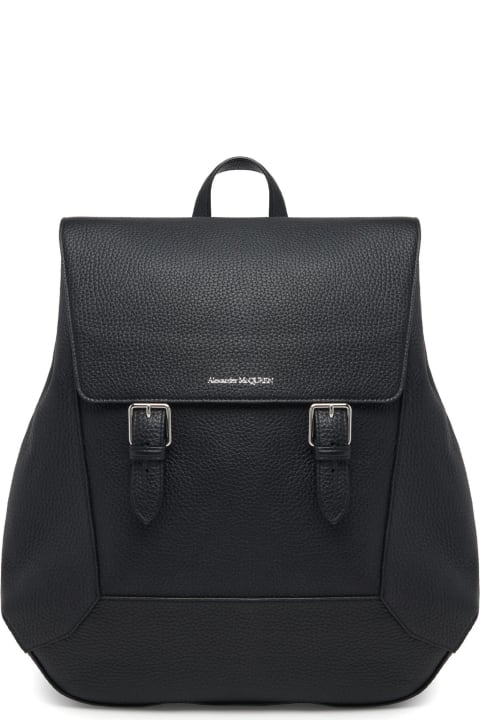 Alexander McQueen Bags for Men Alexander McQueen Black The Edge Backpack