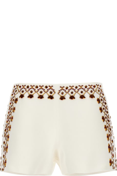 Pants & Shorts for Women Ermanno Scervino Embroidery Shorts