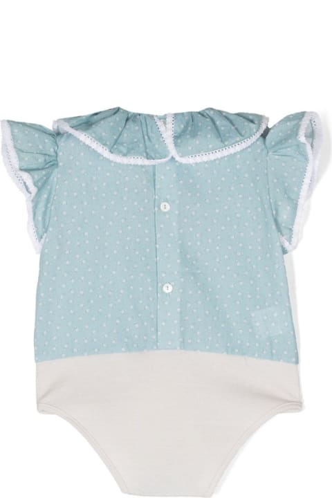 La stupenderia Bodysuits & Sets for Baby Boys La stupenderia Floral-print Cotton Bodysuit