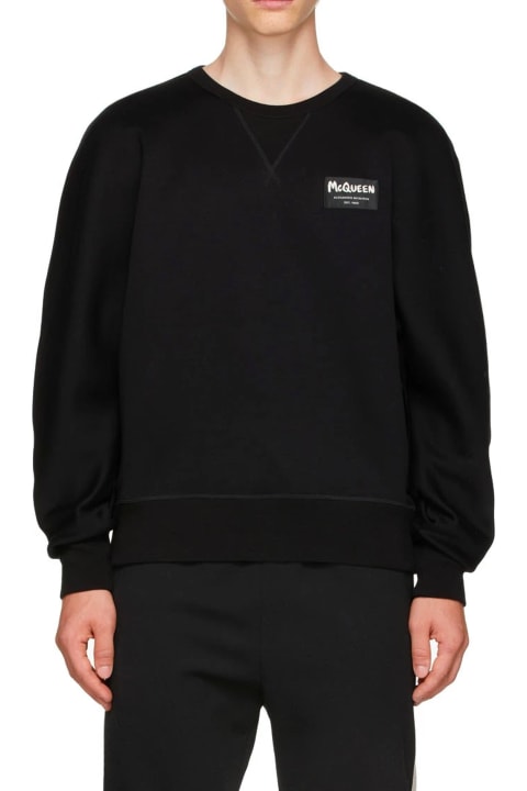 メンズ Alexander McQueenのフリース＆ラウンジウェア Alexander McQueen Cotton Logo Sweatshirt