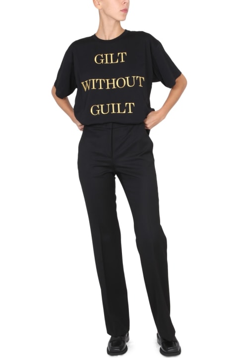 Moschino Topwear for Women Moschino "guilt Without Guilt" T-shirt