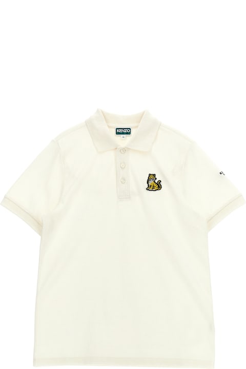 Kenzo Kids for Women Kenzo Kids Patch Polo Shirt