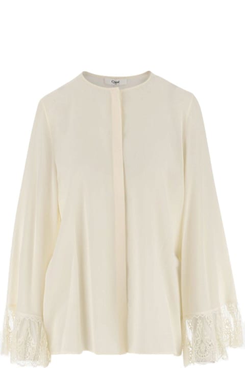 Chloé Topwear for Women Chloé Collarless Fluid Blouse