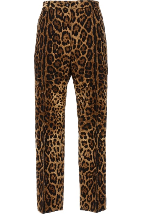 Dolce & Gabbana Pants & Shorts for Women Dolce & Gabbana Animalier Pants