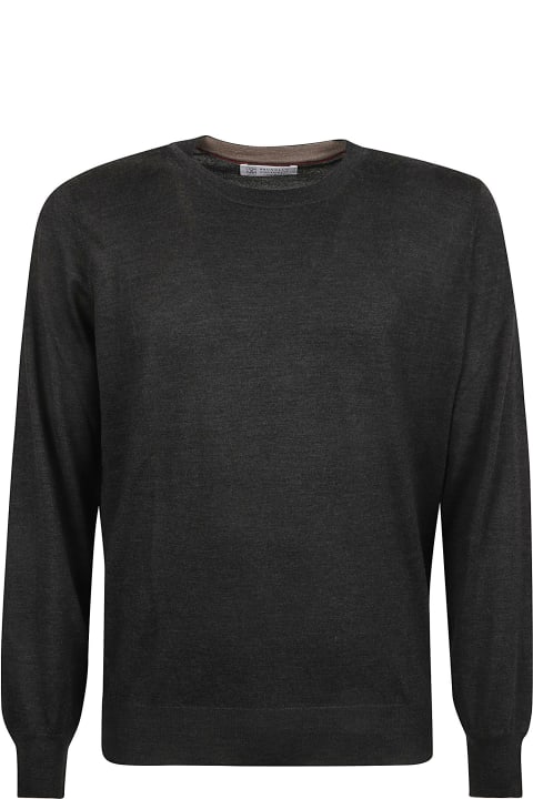 Sweaters for Men Brunello Cucinelli Round Neck Jumper