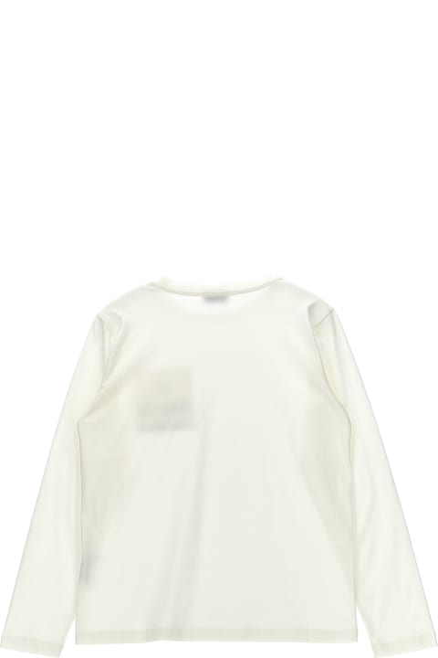 Moncler قمصان بياقة دائرية وقمصان البولو لـ أولاد Moncler Pocket T-shirt