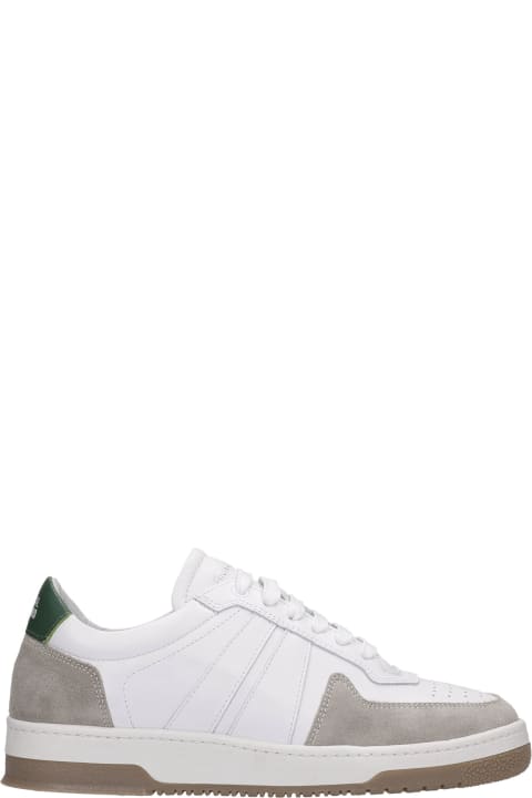 Edition 6 Sneakers In White Suede And Leather