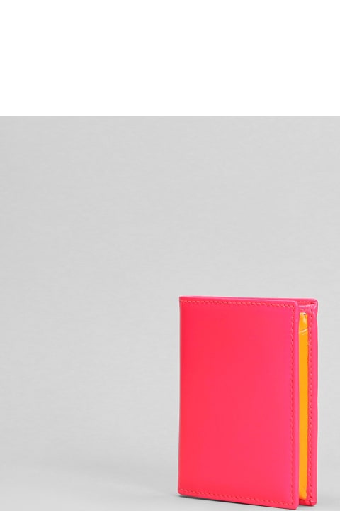 Homeware Comme des Garçons Wallet Wallet In Rose-pink Leather