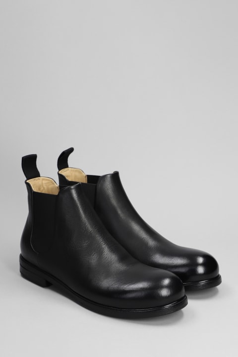 Fashion for Men Marsell Ankle Boots In Black Leather